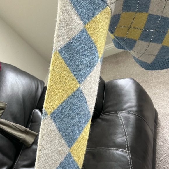 Mango Rhombus Cardigan with Strass Detailing Size Medium - Picture 4 of 5